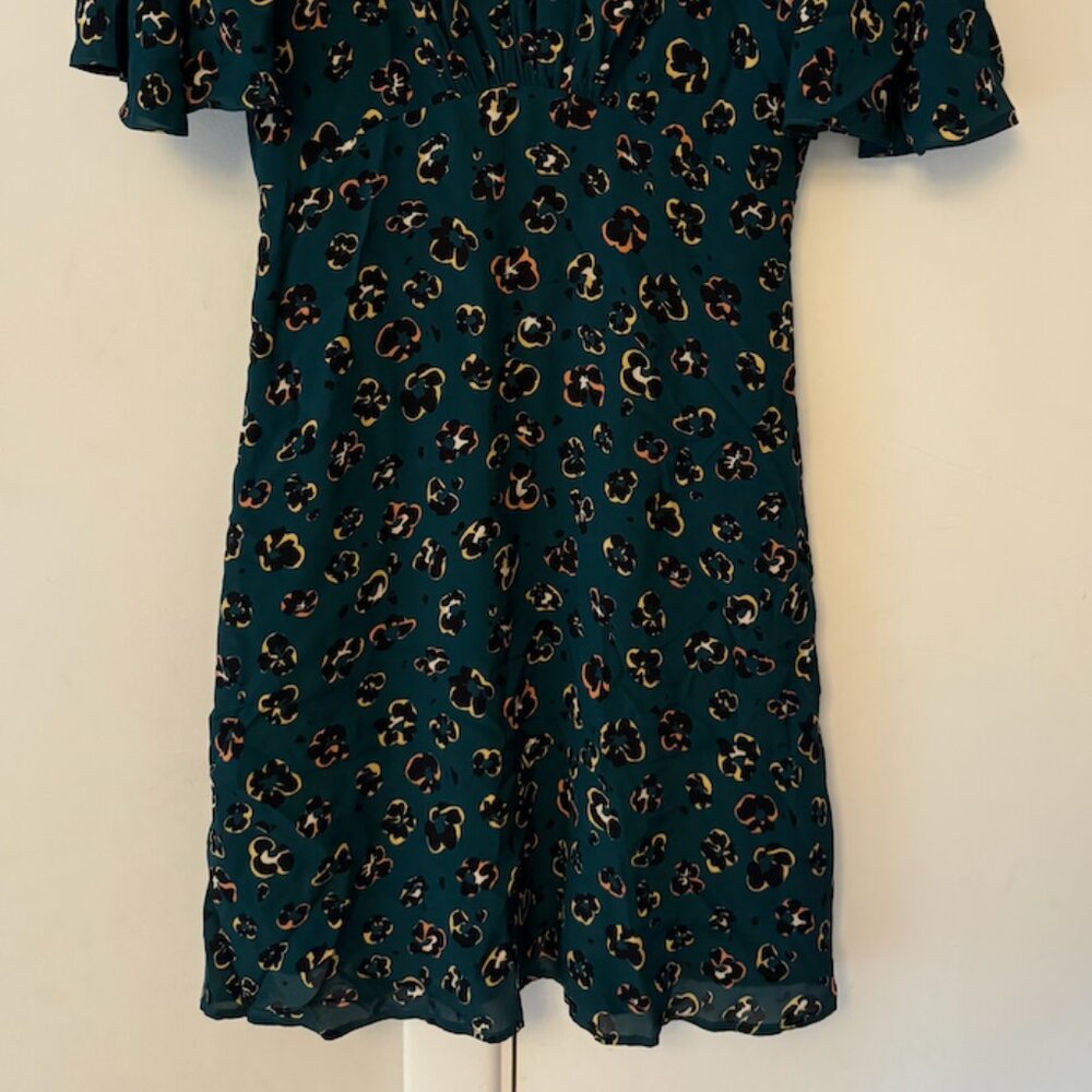 Gorgeous Caballero Flutter Sleeve Dress - Size S - Picture 5 of 5